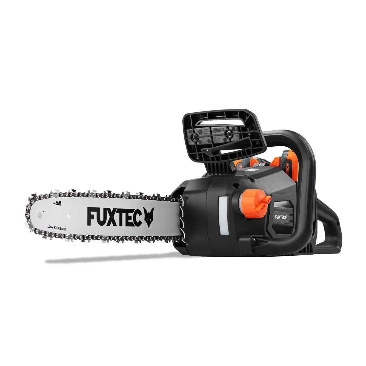 Bild 1 FUXTEC 2x20V Akku Kettensäge FX-E2KSSET mit Akku und Ladegerät