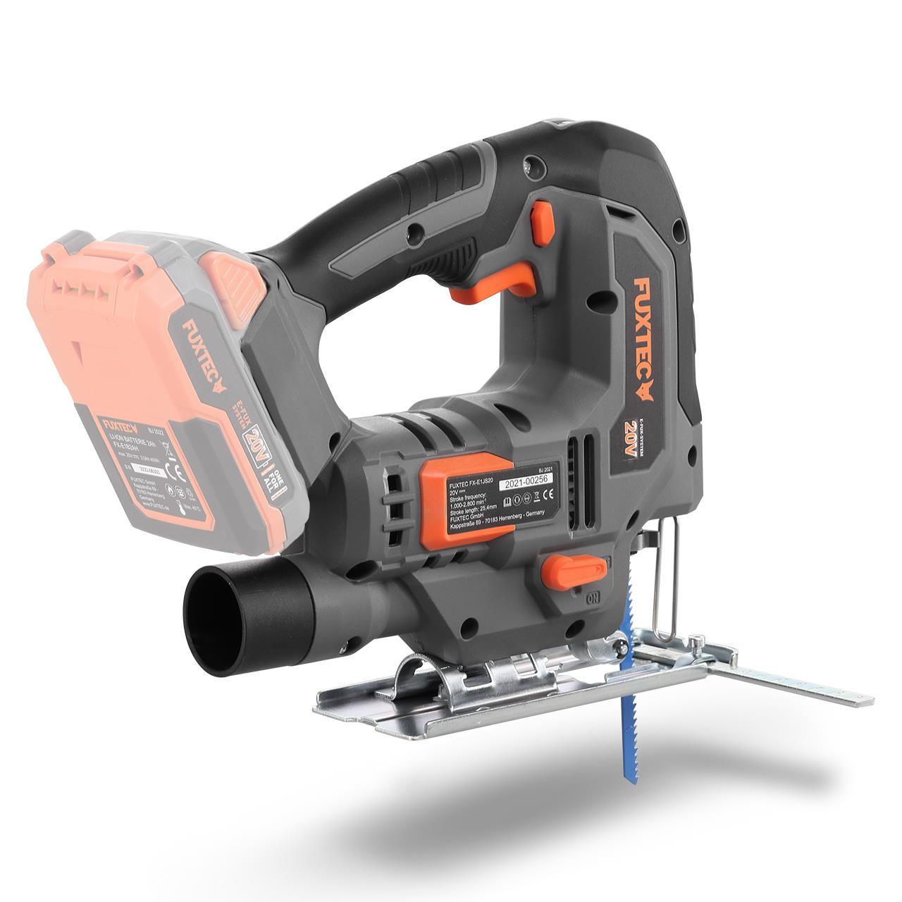 Wyrzynarka akumulatorowa FUXTEC 20V FX-E1JS20 bez akumulatora, bez ladowarki