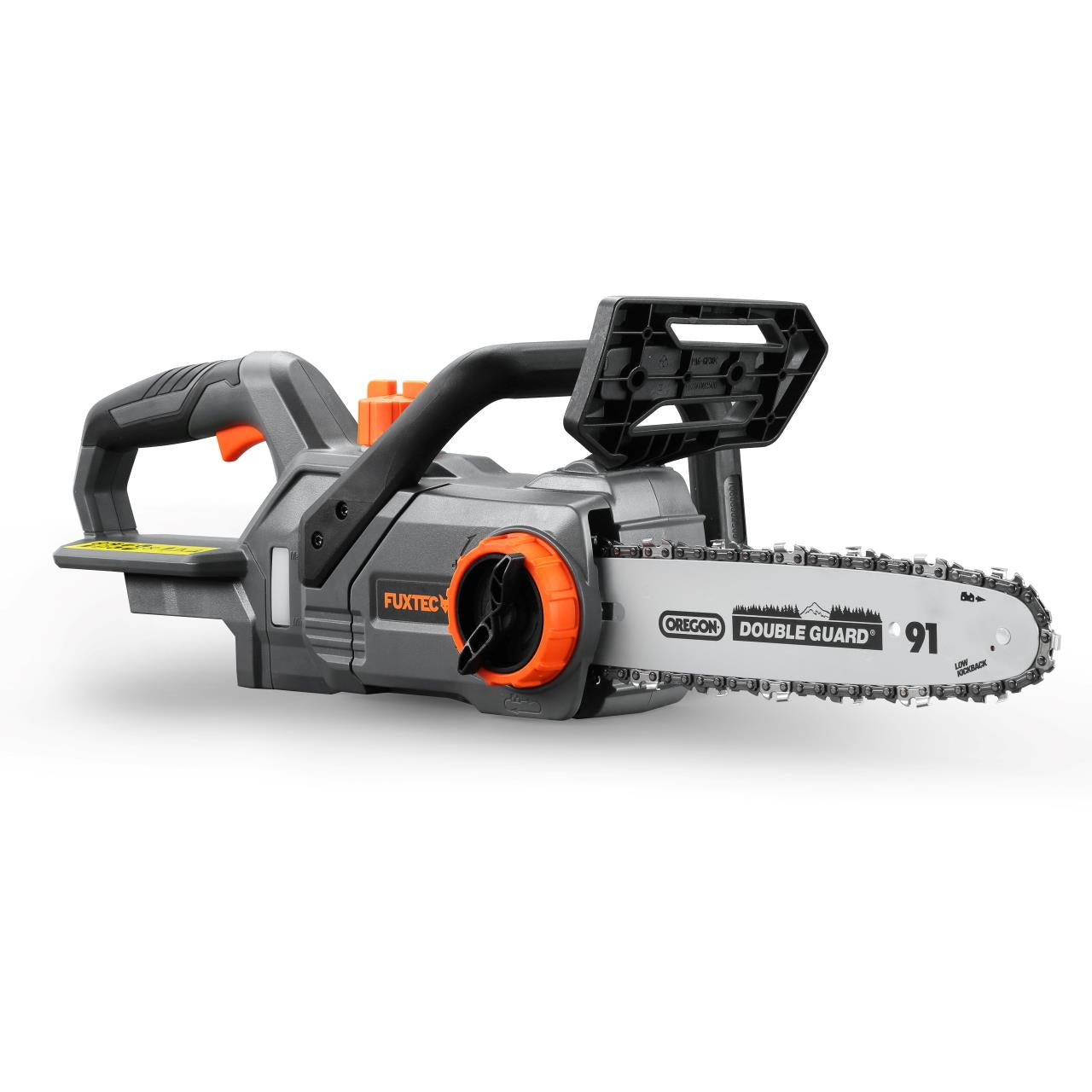 Akumulatorowa pilarka lancuchowa FUXTEC 20V FX-E1KS20 SET 2 z 1 x akumulator 2Ah, 1 x ladowarka 2.4A