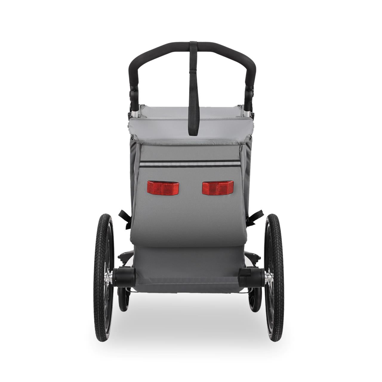 Przyczepka rowerowa FUXTEC FX-FA1S szara z kolem jogger