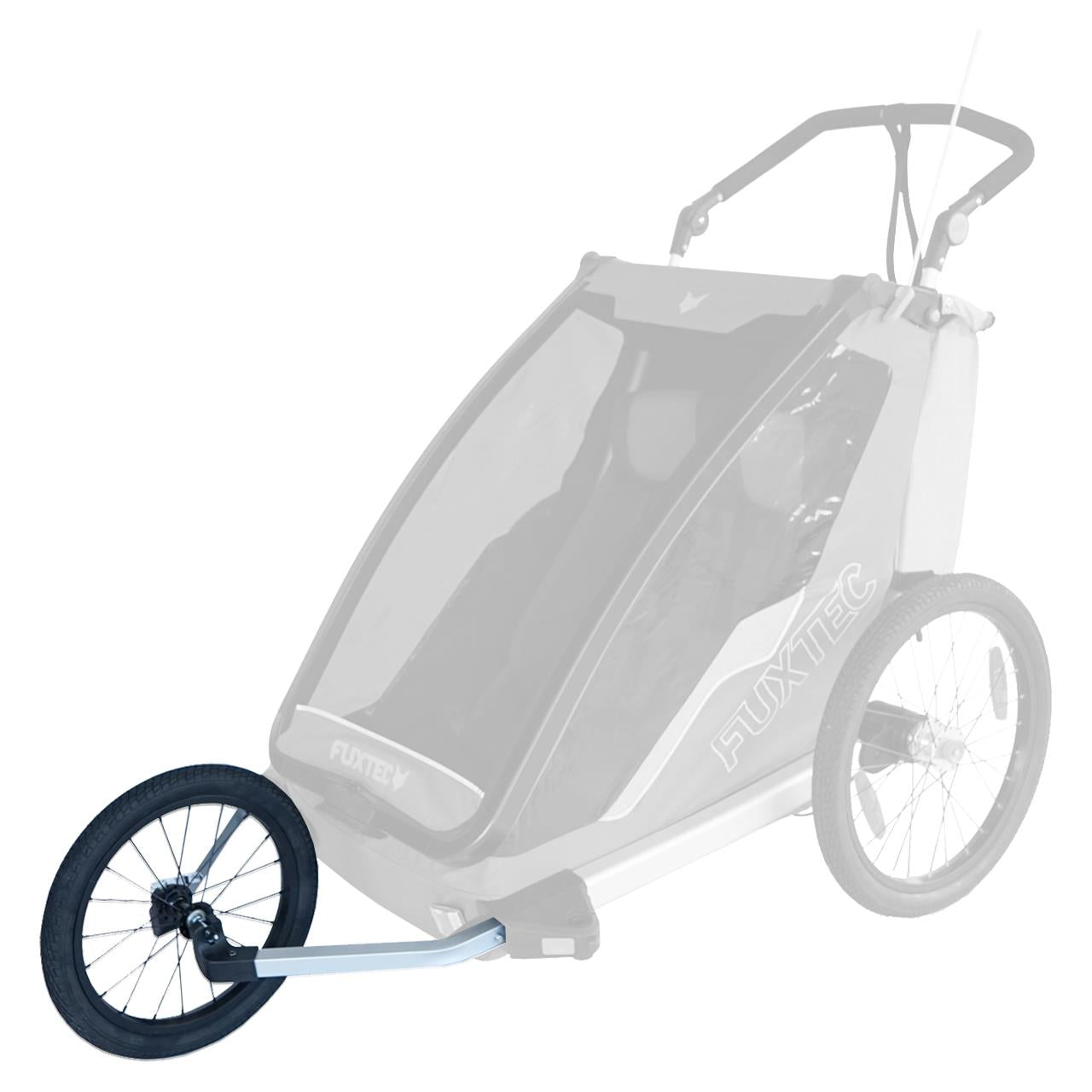 Przyczepka rowerowa/jogger FUXTEC FX-FA1 z kolem do joggingu