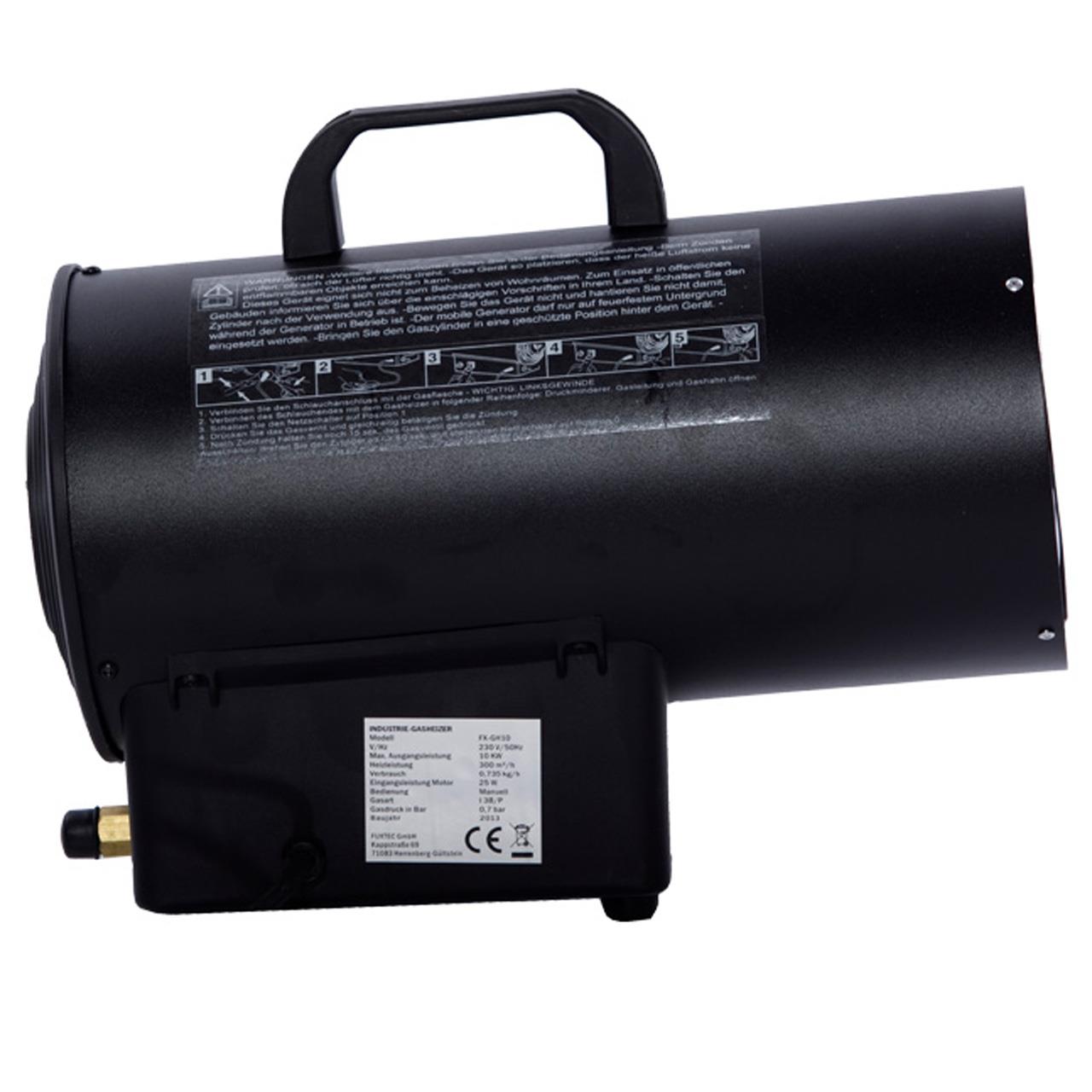 Nagrzewnica gazowa FUXTEC GH10 - moc grzewcza 10 kW