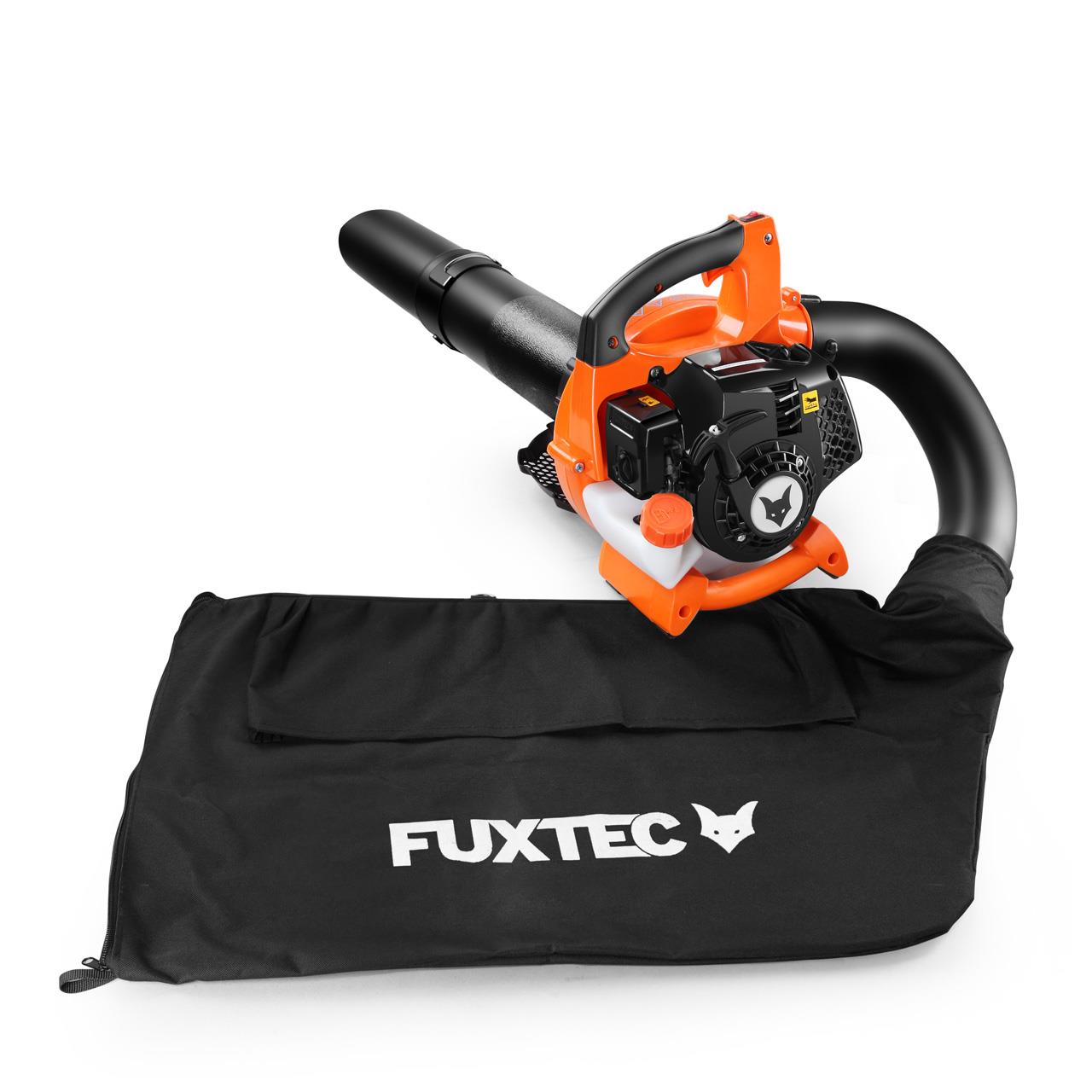 FUXTEC FX-LBS126 4w1 odkurzacz do lisci, dmuchawa do lisci, rozdrabniacz do lisci wraz z dwiema rurkami dmuchawymi