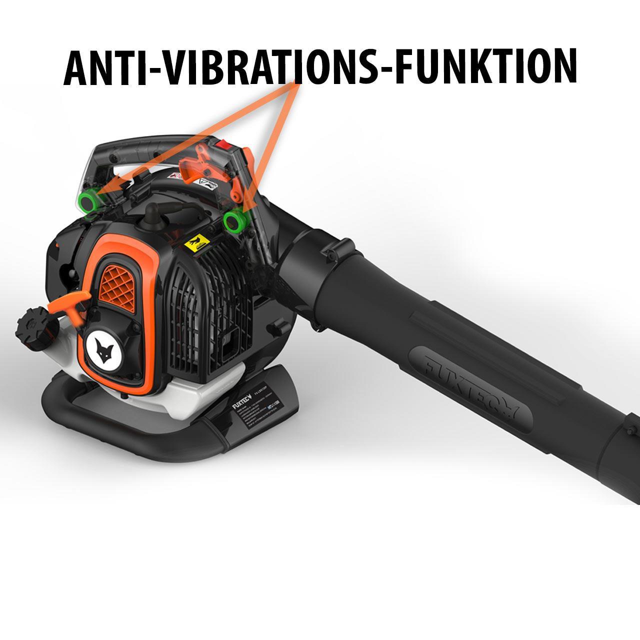 FUXTEC FX-LBS126P 3 w 1 - profesjonalny odkurzacz/dmuchawa do lisci i rozdrabniacz do lisci
