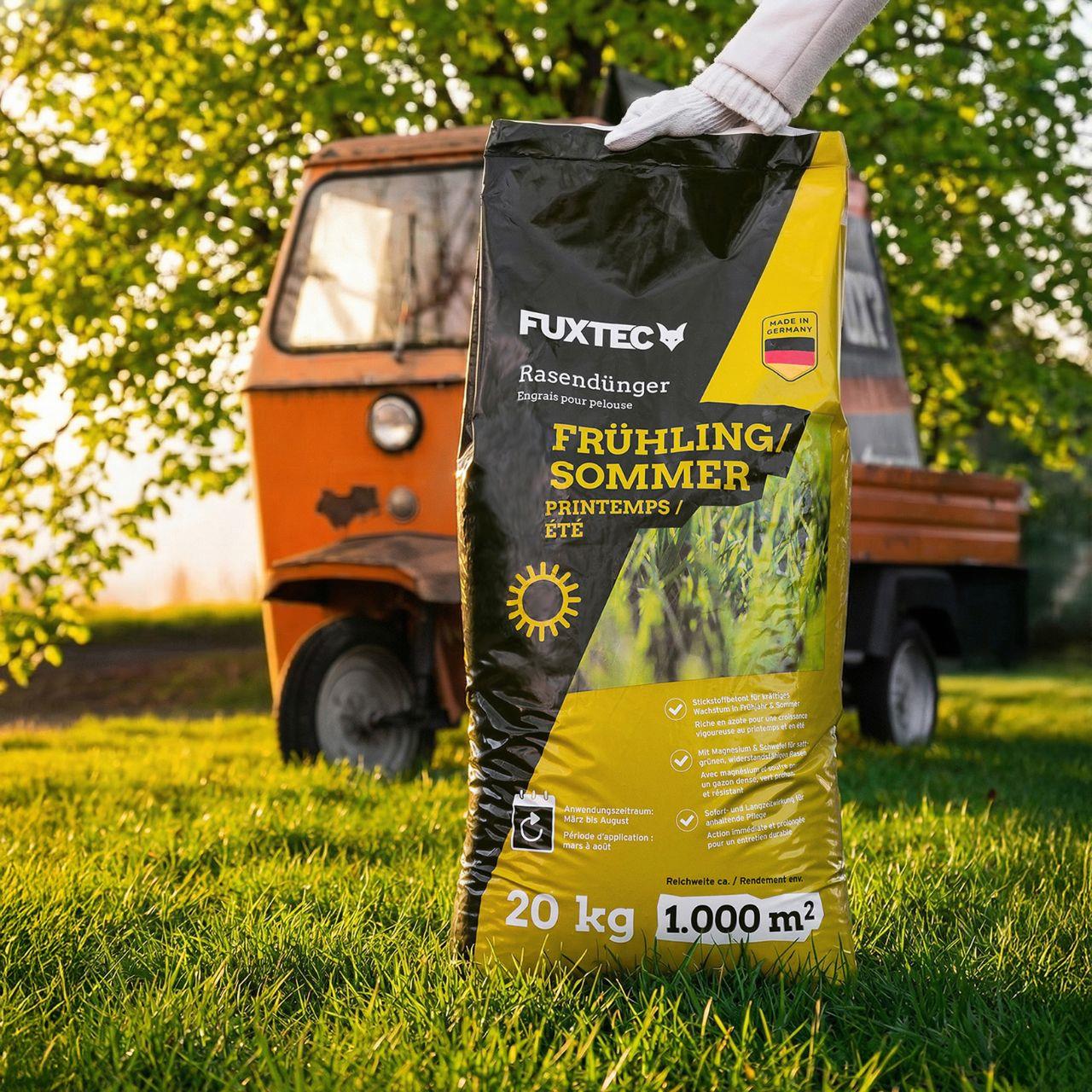 FUXTEC Rasendünger Frühjahr Sommer 20kg