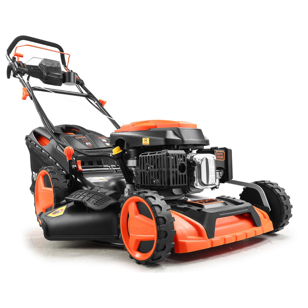 Bild 1 Benzin Rasenmäher FX-RM5196eS-PRO mit E-Start und regulierbarem Selbstantrieb