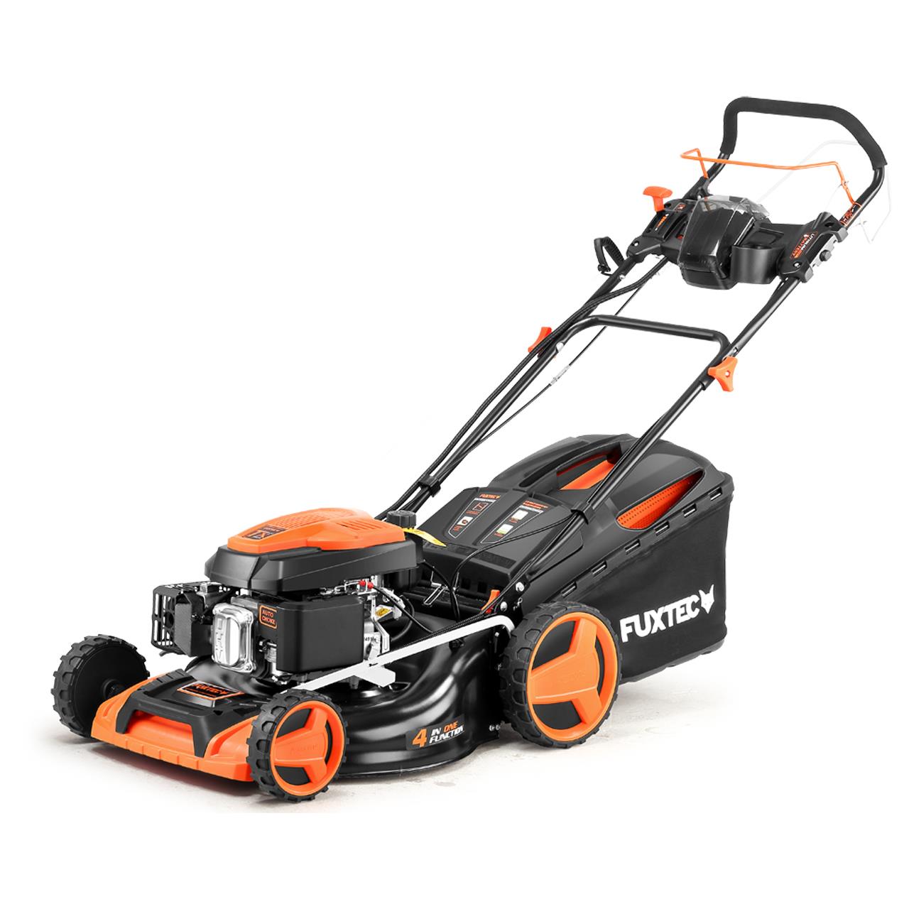 Bild 1 Benzin Rasenmäher FX-RM5196eS-PRO mit E-Start und regulierbarem Selbstantrieb