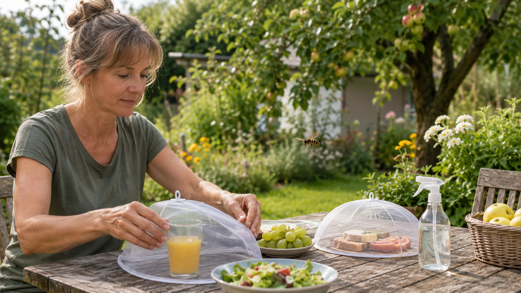 Wespen vertreiben: Was im Garten und auf der Terrasse wirklich hilft