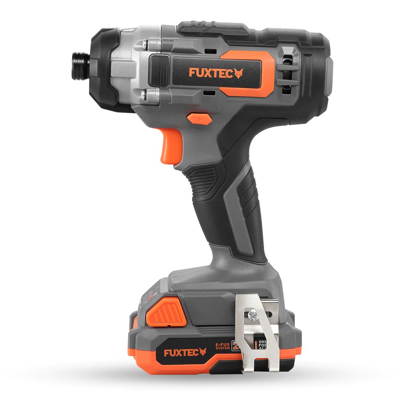 Akumulatorowa wiertarko-wkretarka udarowa FUXTEC 20V FX-E1IS20 SET z 1 akumulatorem 2Ah, 1 ladowarka 1A