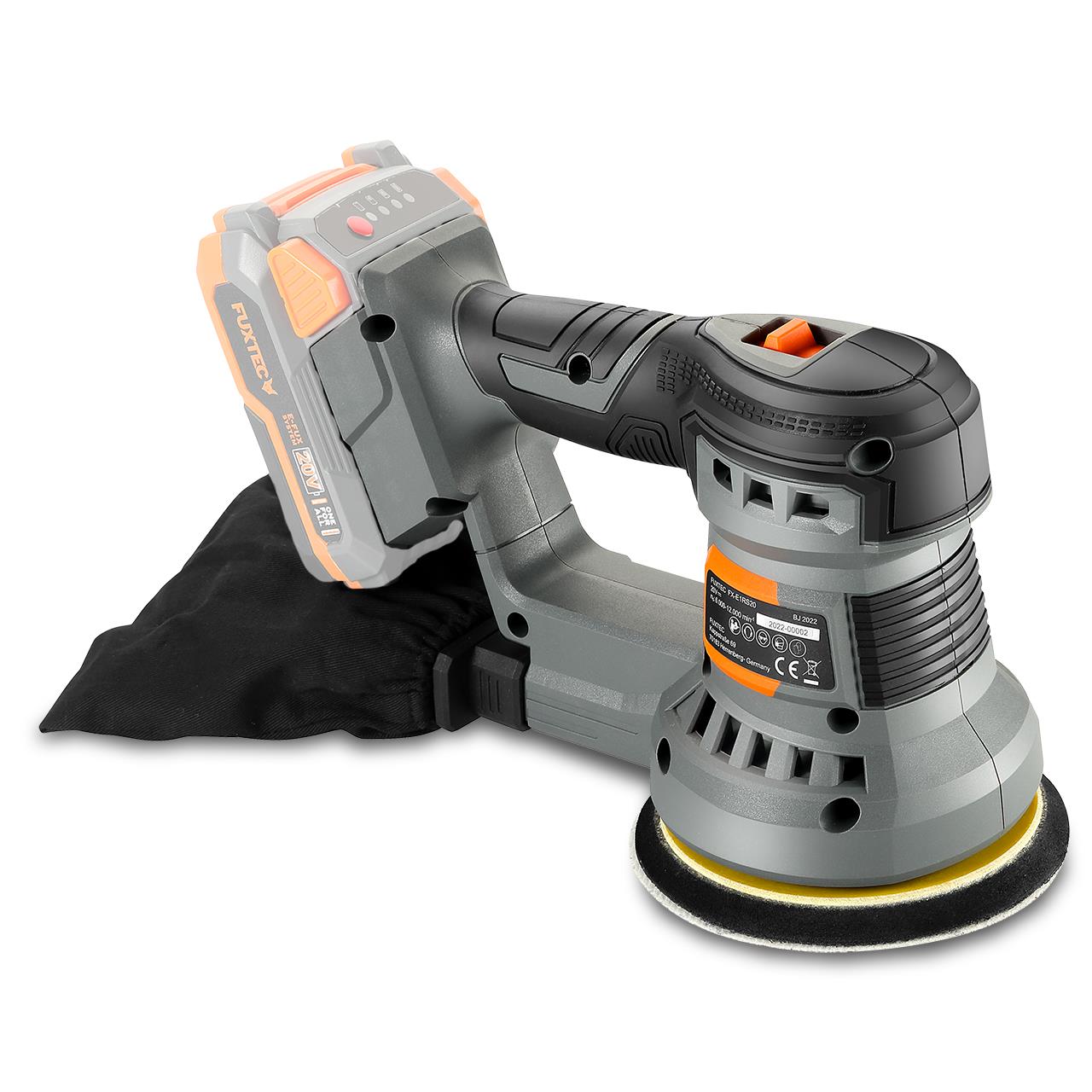 Akumulatorowa szlifierka oscylacyjna FUXTEC 20V FX-E1RS20 bez akumulatora, bez ladowarki