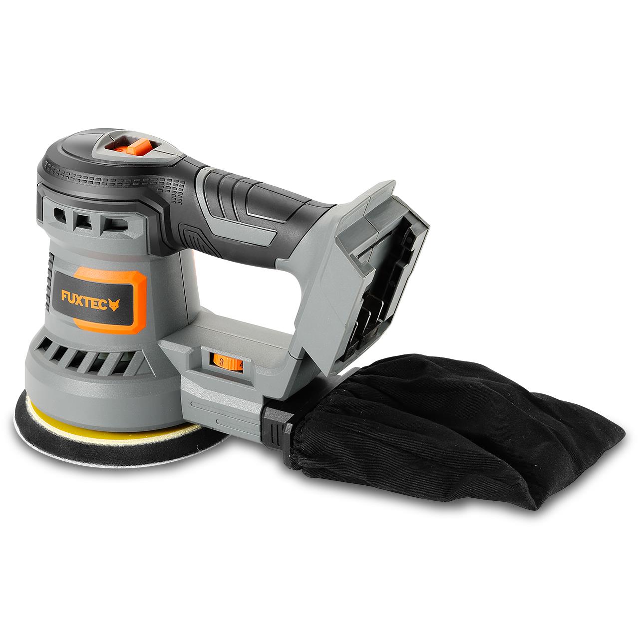 Akumulatorowa szlifierka oscylacyjna FUXTEC 20V FX-E1RS20 SET z 1 akumulatorem 2Ah, 1 ladowarka 1A