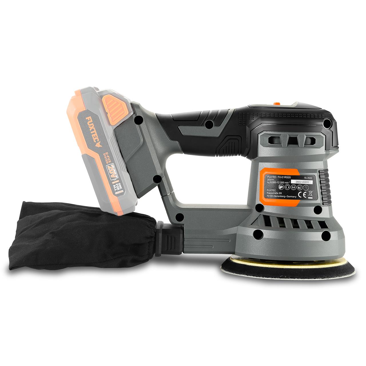 Akumulatorowa szlifierka oscylacyjna FUXTEC 20V FX-E1RS20 bez akumulatora, bez ladowarki