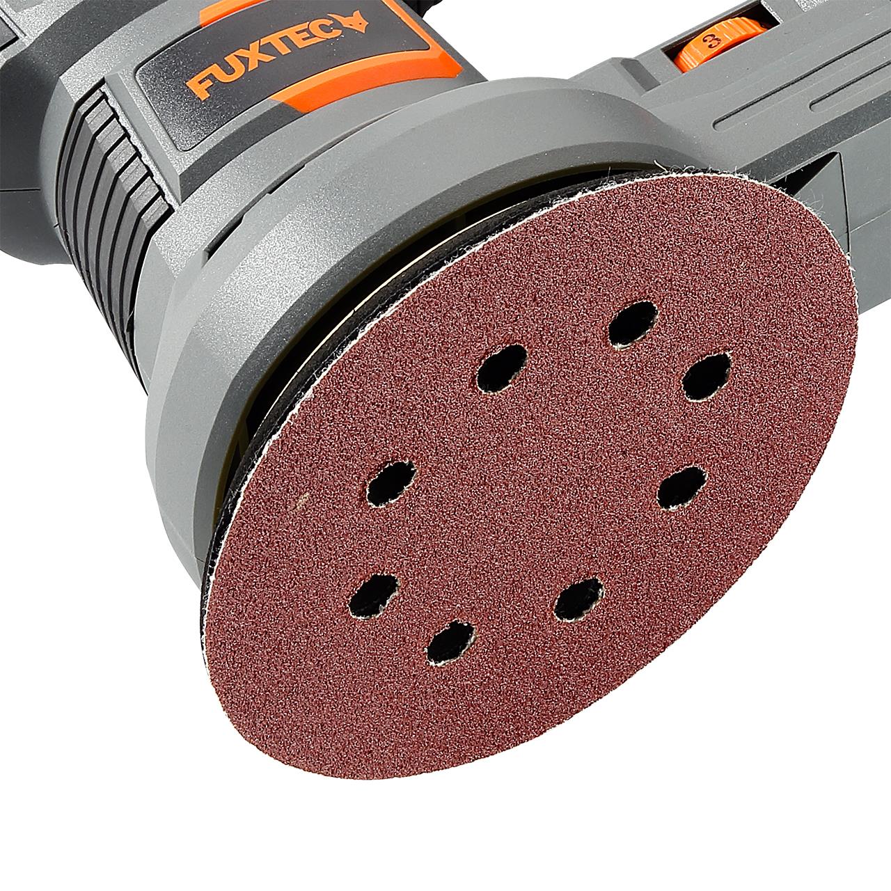 Akumulatorowa szlifierka oscylacyjna FUXTEC 20V FX-E1RS20 SET z 1 akumulatorem 2Ah, 1 ladowarka 1A