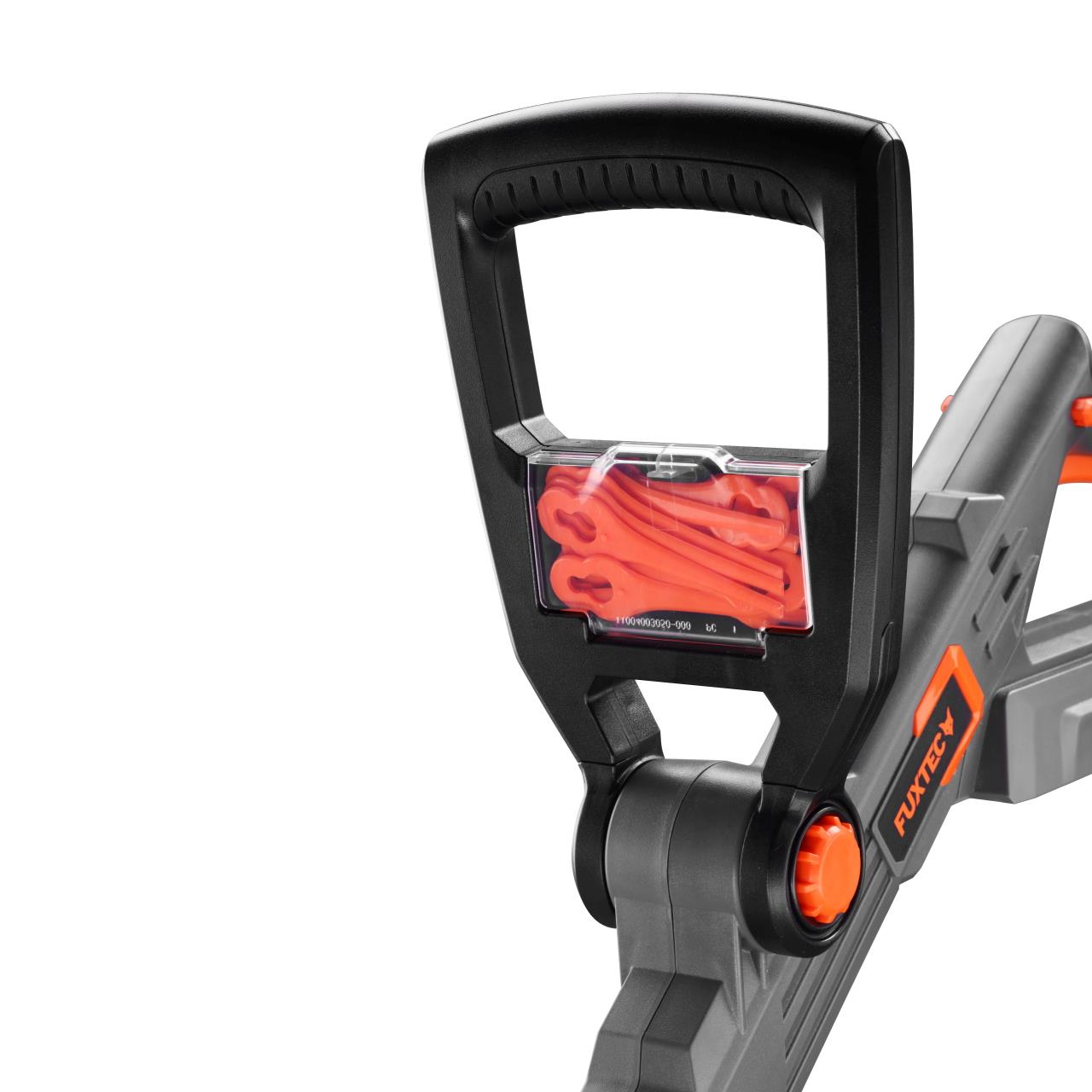 Akumulatorowy zestaw ogrodowy FUXTEC FX-E1RM20-Set 40V (2x20V) & FX-E1RT20 20V