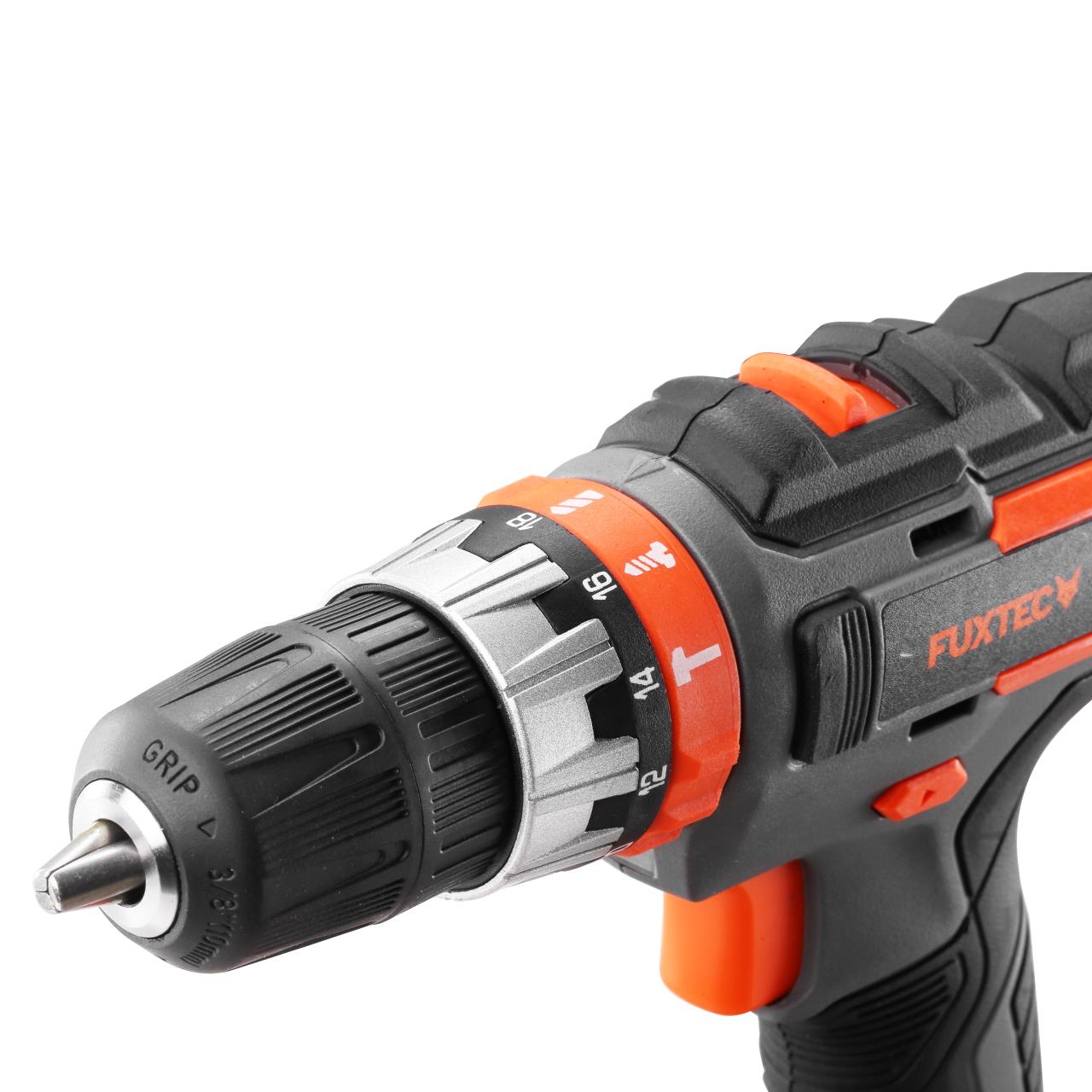 Akumulatorowa wiertarko-wkretarka udarowa FUXTEC 20V FX-E1SBS20 bez akumulatora, bez ladowarki
