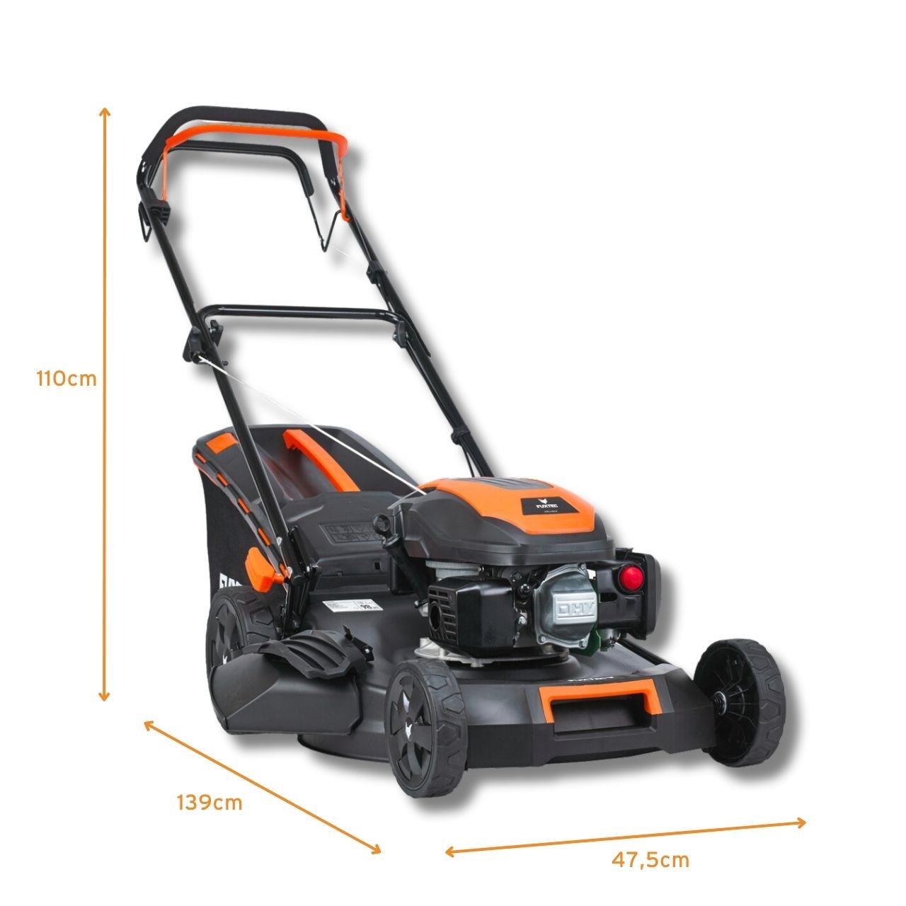 Akku Rasenmäher FX-E2RM43PRO Set mit flexiblem Antrieb