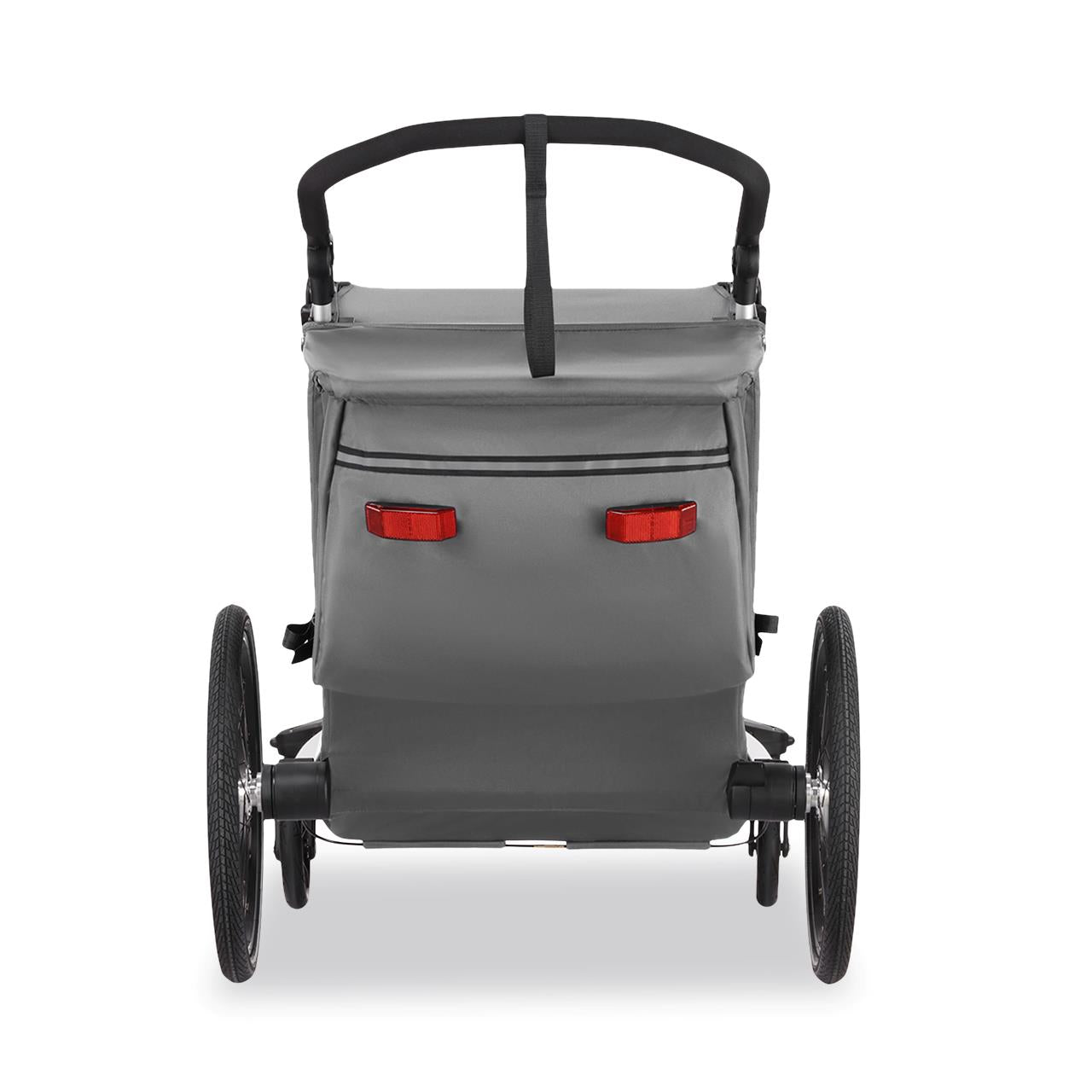 Przyczepka rowerowa/jogger FUXTEC FX-FA1-SET-GRAY z kolem do joggera