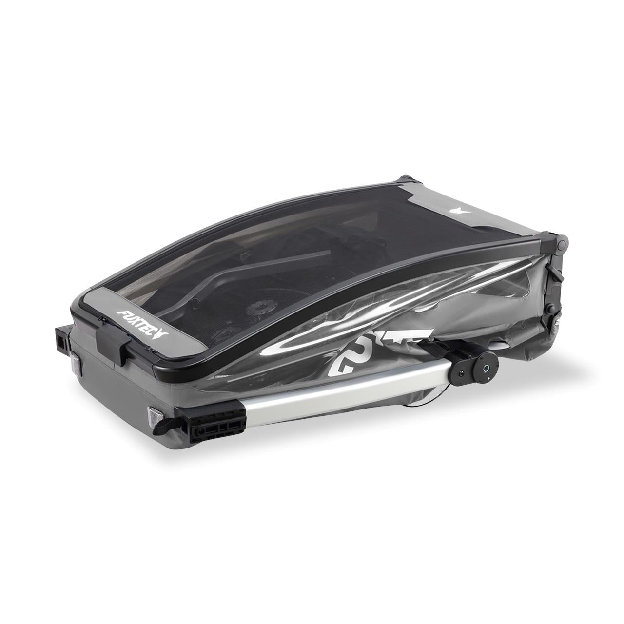 Przyczepka rowerowa/jogger FUXTEC FX-FA1-SET-GRAY z kolem do joggera