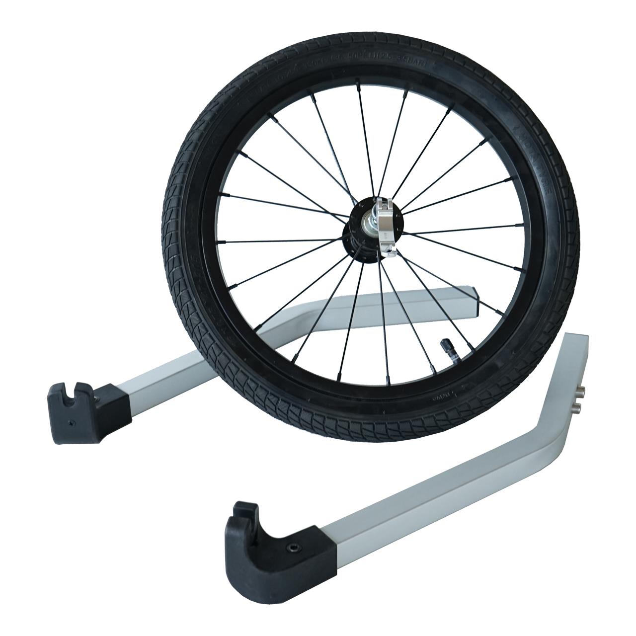Przyczepka rowerowa/jogger FUXTEC FX-FA1 z kolem do joggingu