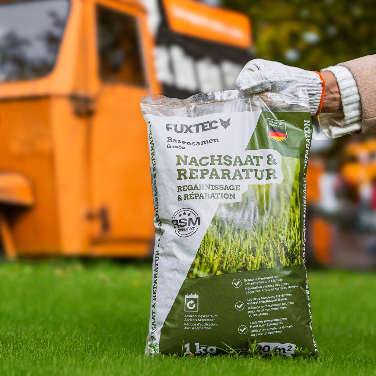 Nasiona trawników FUXTEC FX-RSNR1 do podsiewu i naprawy