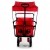 FUXTEC wózek wielofunkcyjny - transportowy CT500 czerwony plażowy