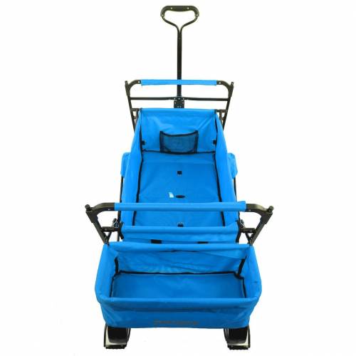 FUXTEC wózek wielofunkcyjny - transportowy JW76 niebieski szerokie koła